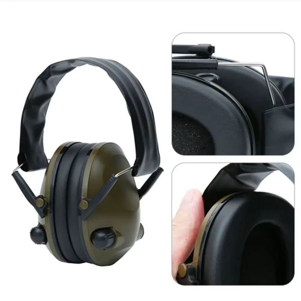 Casque anti bruit militaire pliable avec coussins rembourrés et circuit indépendant casque anti bruit tir militaire 5 (6)