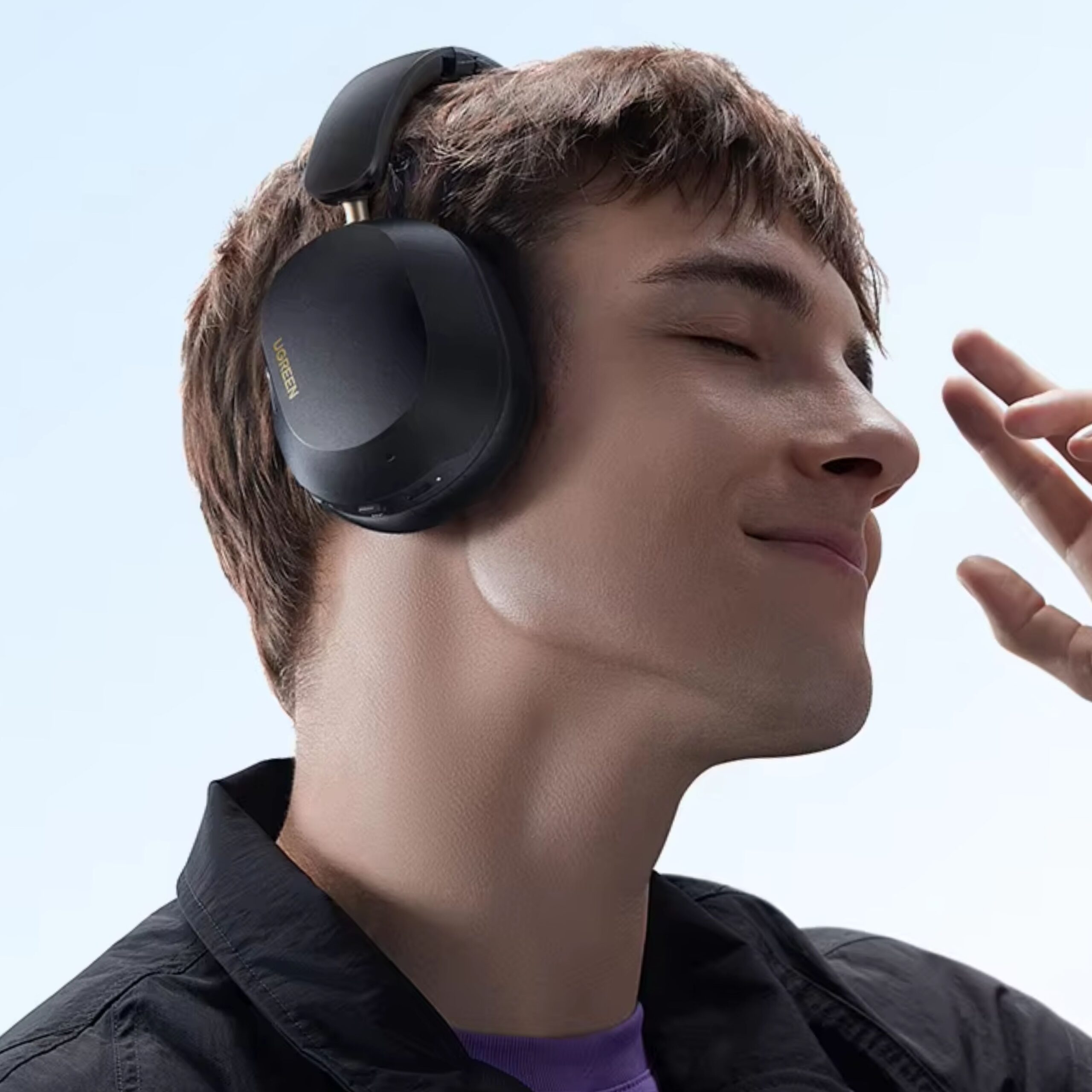 Casque anti bruit pour avion Bluetooth Sans Fil Hybride avec Suppression Active du Bruit et Son Spatial, Expérience Immersive et Haute Performance casque anti bruit pour avion 2 (5)